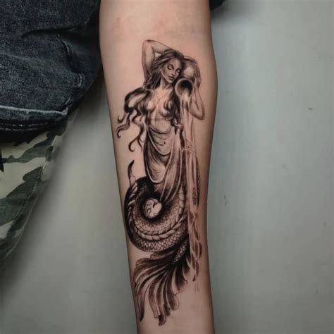 water bearer tattoo designs|Top 10 water bearer tattoo aquarius ideas and inspiration